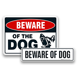 Image of Beware Of Dog Signs