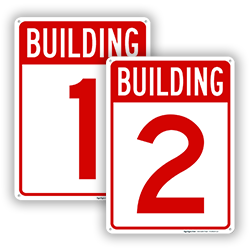 Image of Building Number Signs