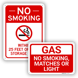 Image of Gas Station Signs