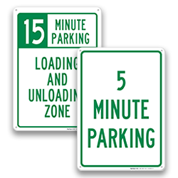 Image of Limited Time Parking Signs