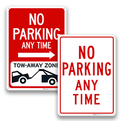 Image of No Parking Anytime Signs