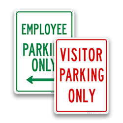 Image of Reserved Parking Signs By Title