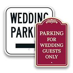 Image of Wedding Directional Signs