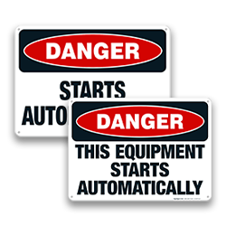 Image of Automatic Start Signs