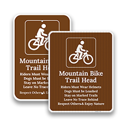 Image of Bike Trail Rule Signs