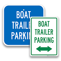 Image of Boat Parking Signs