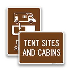 Image of Campground & Park Signs