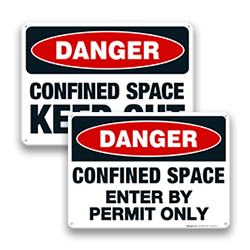 Image of Confined Spaces Signs