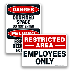 Image of Control Of Access Signs