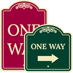 Decor One Way Signs