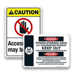 Image of Door Warning Signs