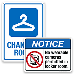 Image of Dressing & Locker Room Signs