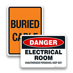 Image of Electrical Hazard Signs