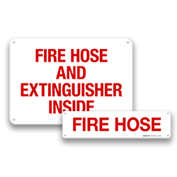 Image of Fire Hose & Hydrant Signs