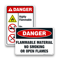 Image of Flammable Hazard Signs