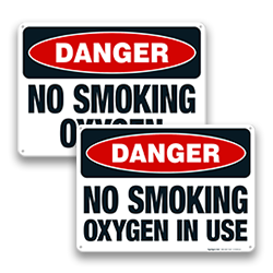 Image of Flammable Oxygen Signs