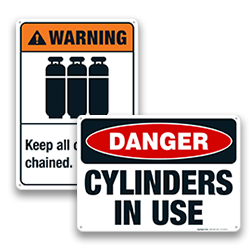 Image of Gas Cylinder Signs