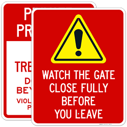 All Gate Signs