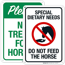 Do Not Feed Horses