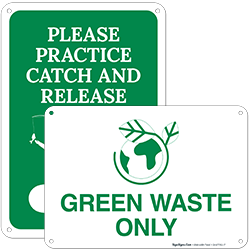Go Green Signs