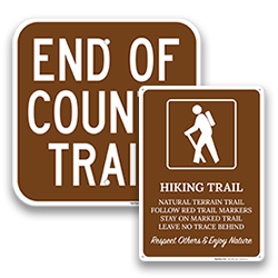 Image of Hiking Safety Signs