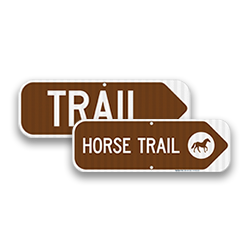 Image of Horse Trail Directional Signs