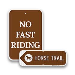 Image of Horse Trail Signs