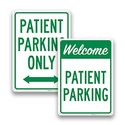 Image of Hospital Reserved Parking Signs