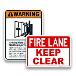 Image of Keep Clear Signs