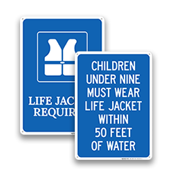 Image of Life Jacket Signs