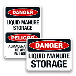 Image of Manure Safety Signs