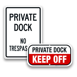 Image of Marina & Boat Signs