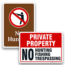 Image of No Hunting Signs