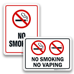 Image of No Smoking Property Signs