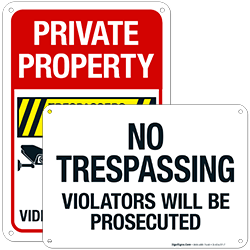 Violators Will Be Prosecuted