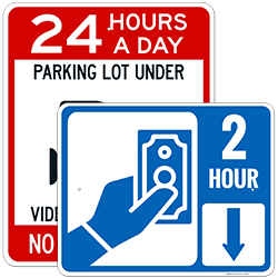 Parking Lot Signs