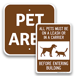 Image of Pets Allowed Signs