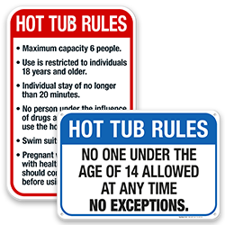 Image of Pool & Spa Rules