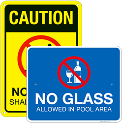 Pool Rules Signs