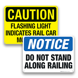 Image of Railroad Safety Signs