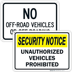 No Motorized Vehicles