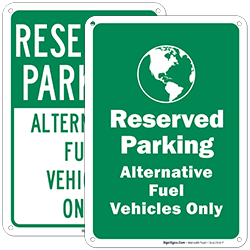 Fuel-Efficient Parking Signs