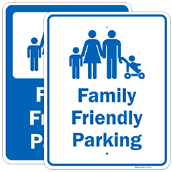 Family Parking Signs