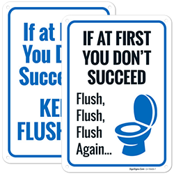 Flush After Using