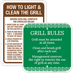 Grill Signs