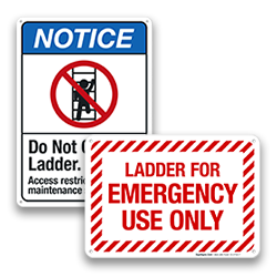 Image of Scaffold & Ladder Signs