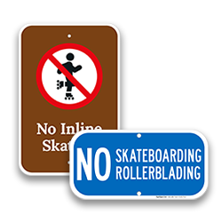 Image of Skating & Skateboarding Signs