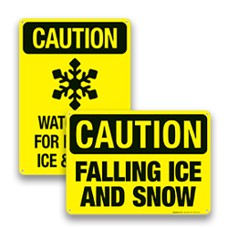 Image of Snow & Ice Warning Signs