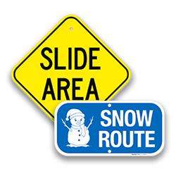 Image of Snow Emergency Signs