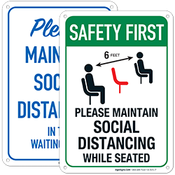 Social Distancing Signs for Medical Offices